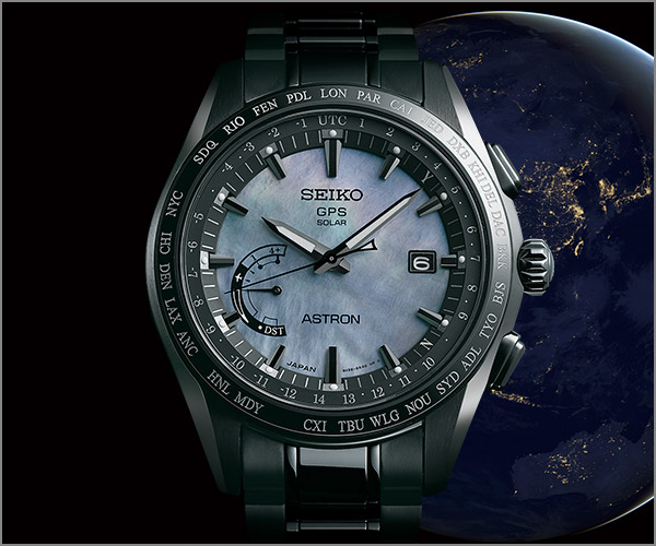 Seiko Astron GPS Solar Limited Edition mother-of-pearl dial