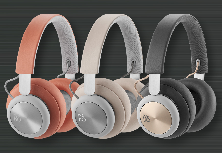 Tangerine, Sand and Charcoal – BEOPLAY H4 by Bang & Olufsen 