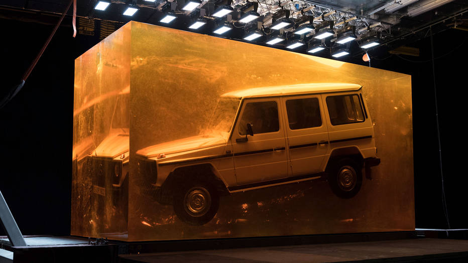 1979 Mercedes-Benz G-Wagen in resin