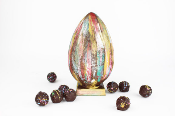 Hand painted limited edition easter egg